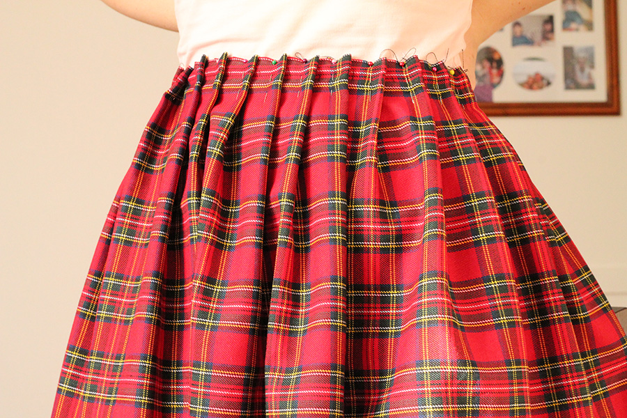 pleated mini skirt pattern free